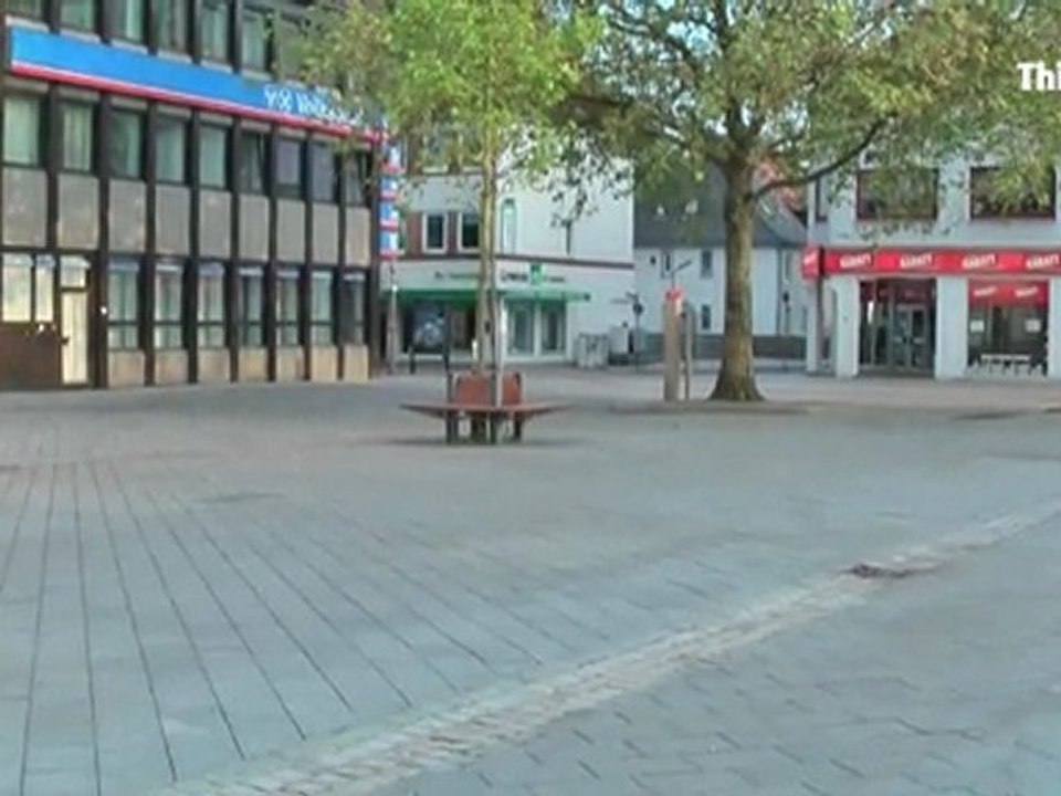 Projekt Sedanplatz, Vegesack - Illuminierte Glasüberdachung für zwei Tiefgaragenabgänge