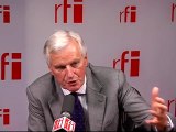 Michel Barnier, ancien ministre des Affaires étrangères, commissaire européen au Marché intérieur et aux Services