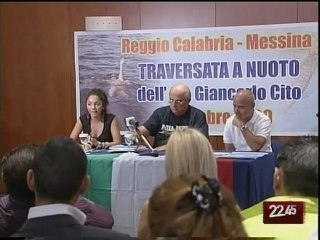 TG 09.09.09 Giancarlo Cito e la nuotata per il sud