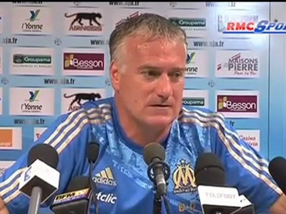 Didier Deschamps revient sur le match nul de Marseille contre Auxerre