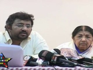 PRESS CONFRENCE OF LATAJI FOR DINANATH MANGESHKAR PURSKAR   05