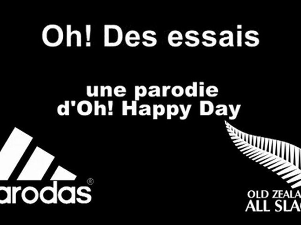 XV Parodial : Oh! Des essais parodie d'Oh! Happy Day
