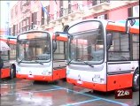 TG 24.10.09 Bari, presentati i nuovi bus a metano