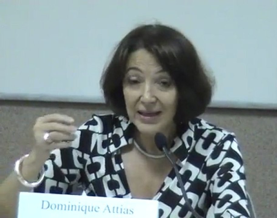 L'engagement social de l'avocat 3 présentation Dominique Attias