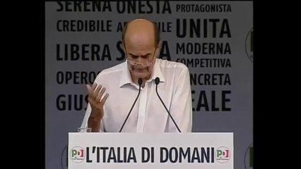 Bersani - Riforme, dobbiamo arrivare a uno Stato più leggero
