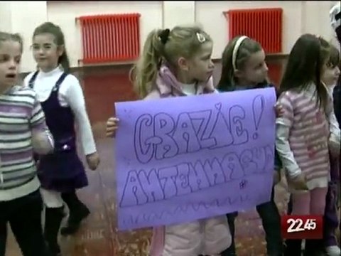 TG 19.11.09 Bari, dai bambini del San Paolo: Grazie Antenna Sud