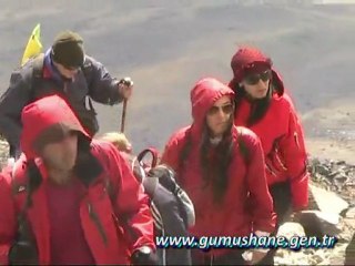 Gümüşhaneli Dağcılar Ağrı Dağına Tırmandı