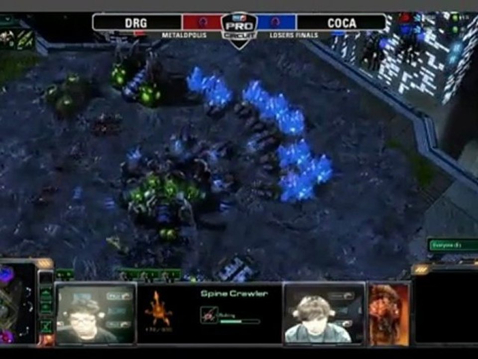 MLG Raleigh 2011 - Starcraft II - Game 3 - Col.MVP DRG (Z) VS Slayers Coca (Z) Part 1/1