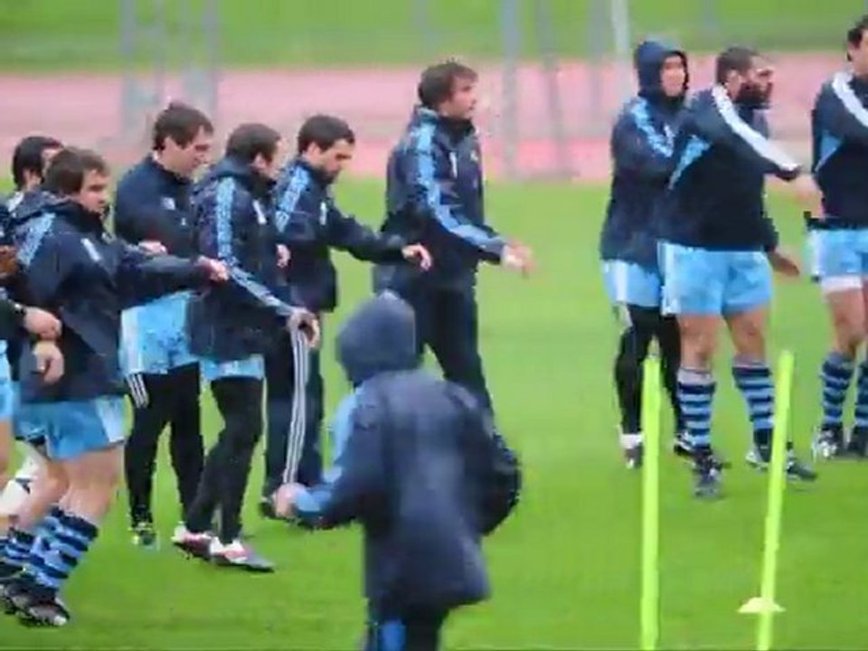 Coupe du monde de rugby : l'Argentine à l'entraînement