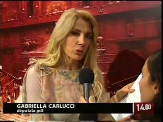 TG 10.12.09 Gabriella Carlucci, la parlamentare più attiva