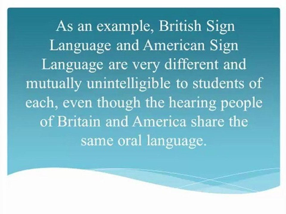 Sign Language Basics Revealed