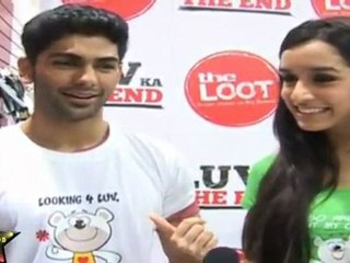 'Luv Ka The End' Cast Cutting The Cake At Their Clothes Collection Launch