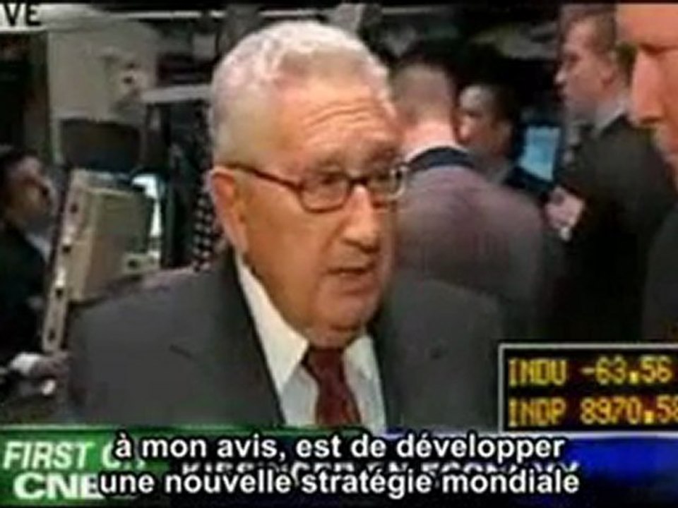 Kissinger Obama et le nouvel ordre mondial