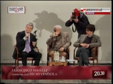 TG 25.01.10 Vendola al Bif&st: Bisogna essere capaci di fare il volo dell'angelo