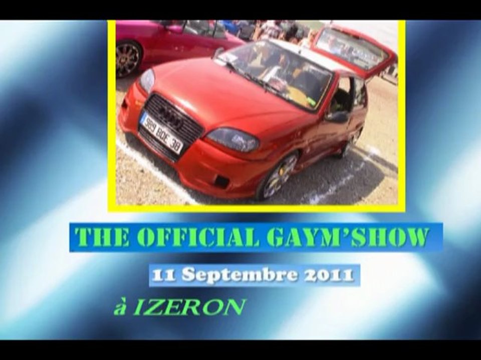 Meeting THE OFFICIAL GAYM'SHOW à IZERON 11.09.11
