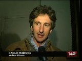 TG 02.02.10 Lecce, il sindaco Perrone porta a cena destra e sinistra