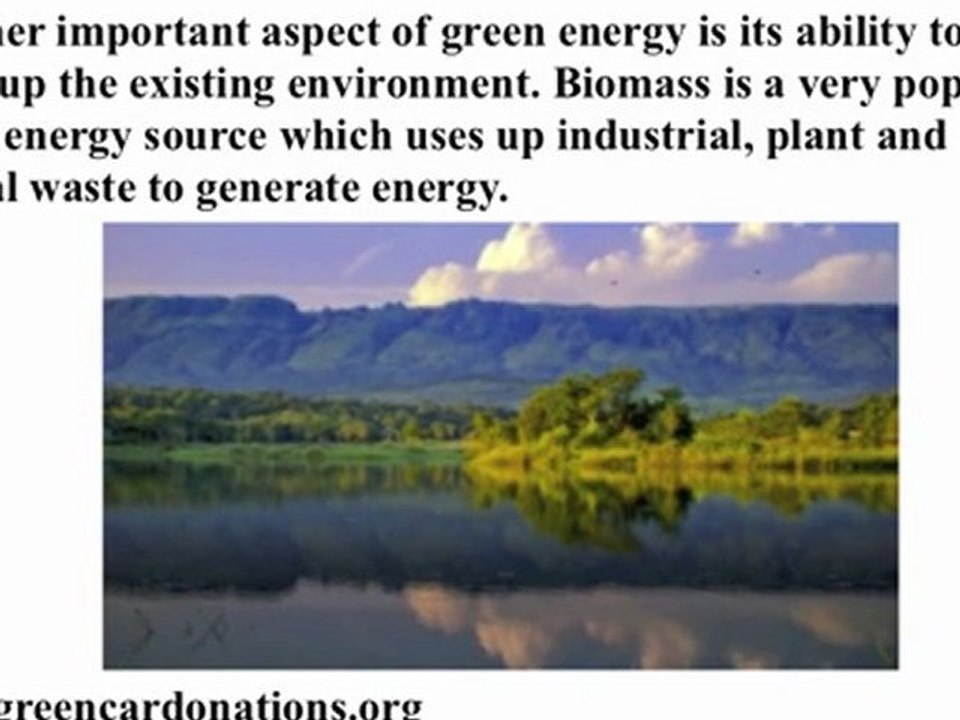 Green Energy | Sources and Benefits of Green Energy