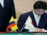 Colombia y Japón firman acuerdos de cooperación