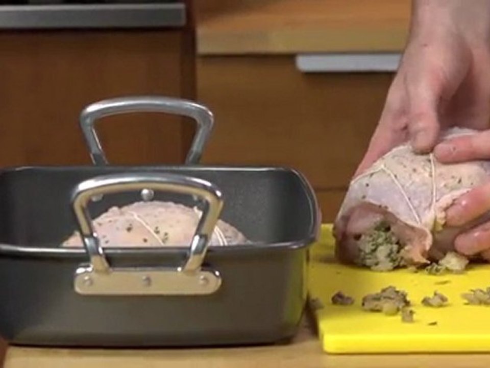 Sage apple and walnut stuffed turkey breast recipe