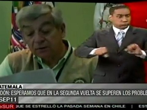 OEA critica lentitud en conteo de votos en Guatemala