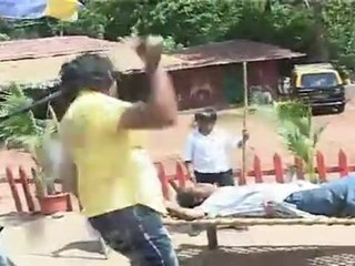 On Location Shoot Of Bhojpuri Film "Ram Lakhan"-Getting Ready