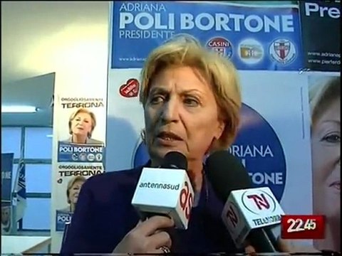 TG 30.03.10 Dimissioni Fitto, Poli Bortone: Un atto dovuto