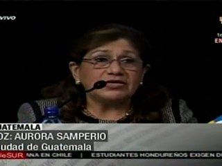 Guatemala:Observadores de la OEA critican lentos resultados