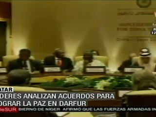 Líderes analizan acuerdos para lograr la paz en Darfur