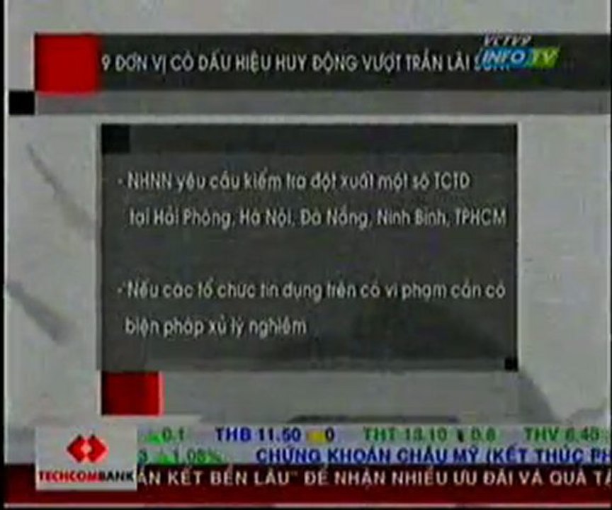 9 đơn vị có dấu hiệu vượt trần lãi suất