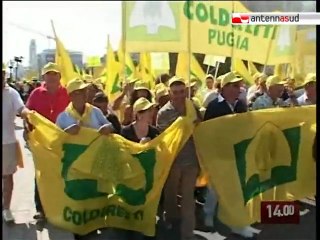 Tg 23.07.10 Agricoltura, il Sud protesta a Bari