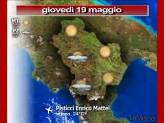 Previsioni del tempo, giovedì 19 maggio