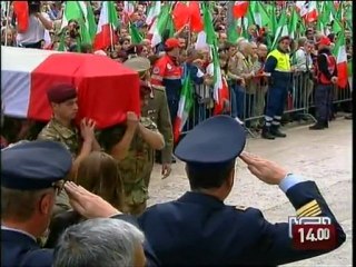 TG 21.09.09 L'Addio dell'Italia ai sei parà