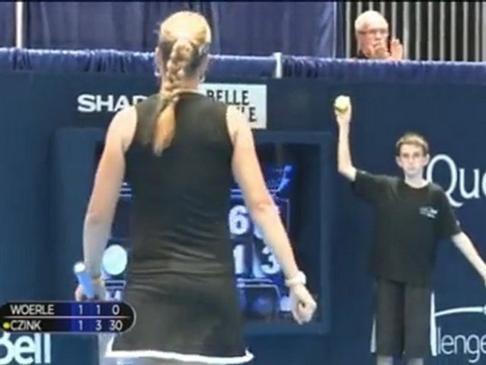 Czink batte Woerle - Quebec, primo turno