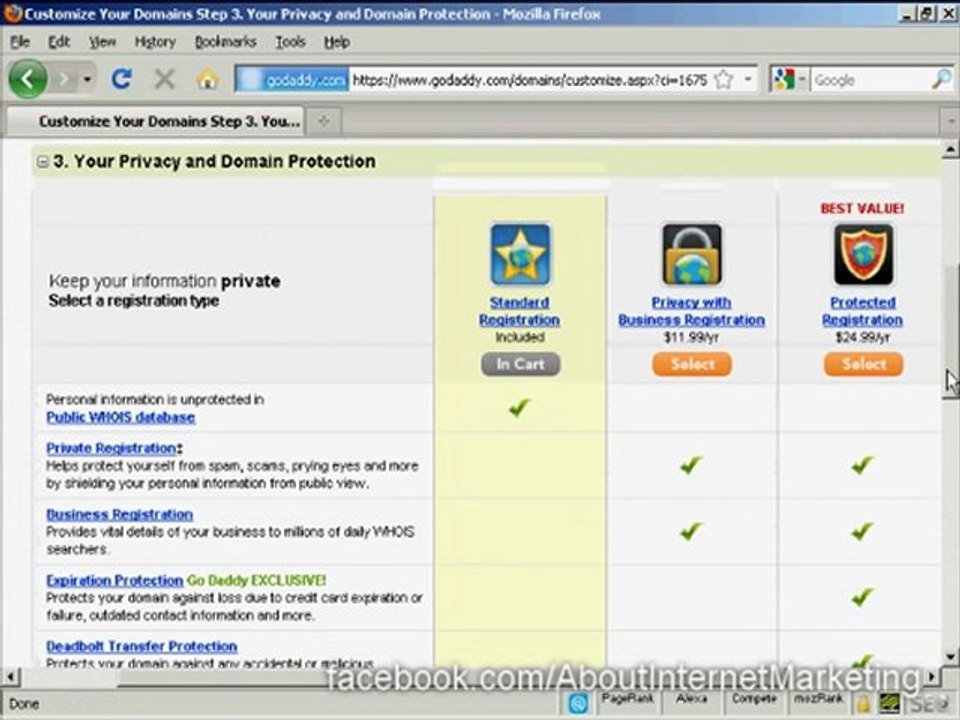 Learn Internet Marketing - How to register a domain name