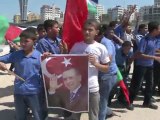 Gaza: des enfants demandent à Erdogan de venir à Gaza