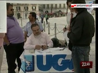 TG 12.05.10 L'Ugl a Bari: "Riaprire subito i bagni di piazza Ferrarese"