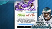 Madden NFL 12 AFC All Stars DLC - Xbox 360 And PS3