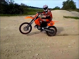 Family Moto-Cross : KTM SX 125cc, YAMAHA YZ 125cc et  YZ 80