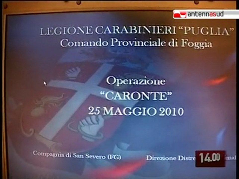 TG 25.05.10 Prostituzione nei campi, 5 arresti nel Foggiano