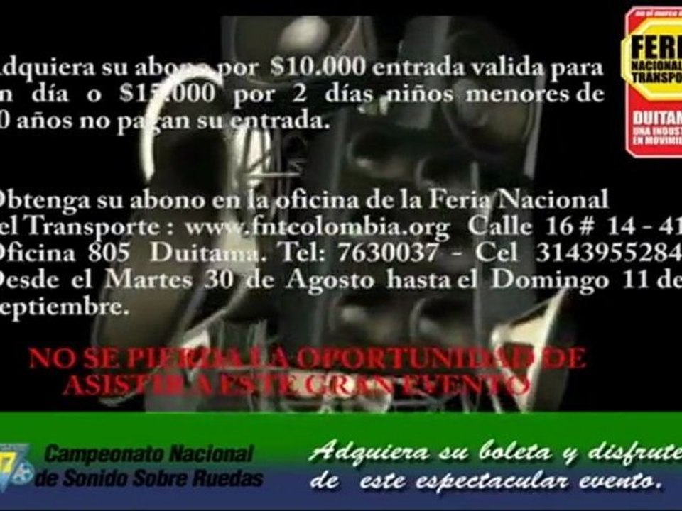 Exhibicion, sonido, diversion extrema y mucho mas