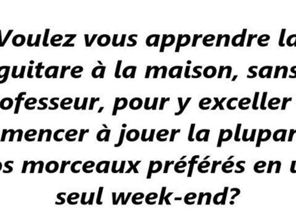 Leçons de la guitare en ligne