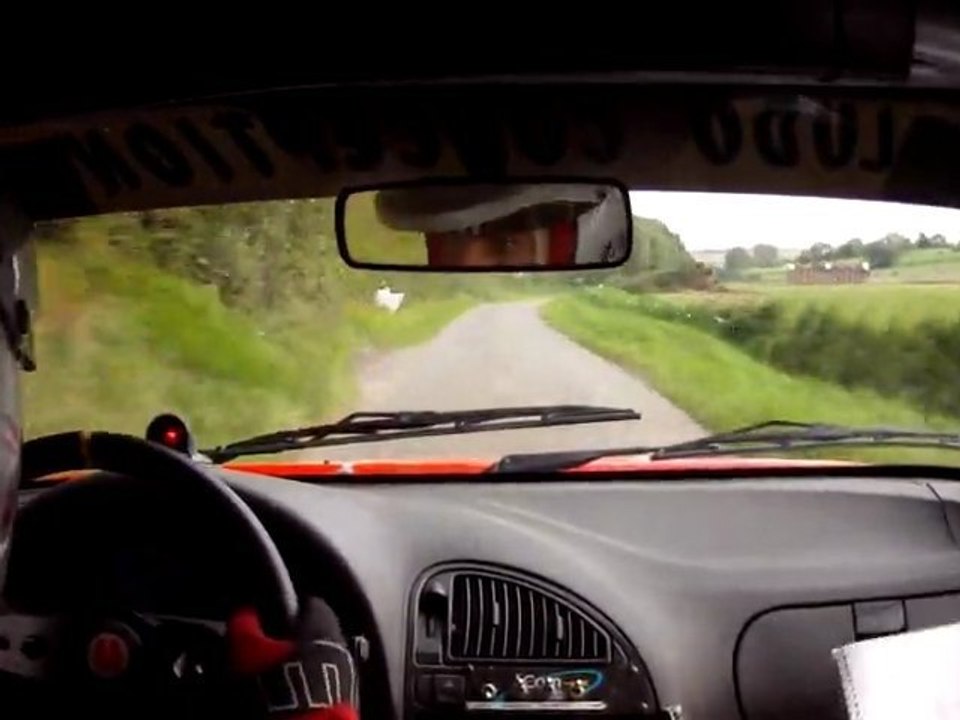 CAMERA EMBARQUEEE ES6 RALLYE DU BETHUNOIS SAXO A6 LECLERCQ DENIS