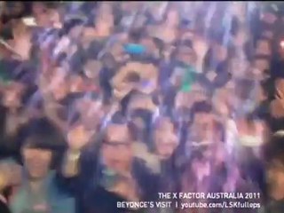 Beyoncé e Guy Sebastian ad X-Factor Australia