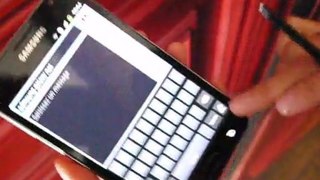 Samsung Galaxy Note : Annotations texte et photos prise de note avec le stylet S-Pen