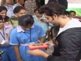 Hrithik Roshan With Mentally Challenged Kids Of Dilkhush School