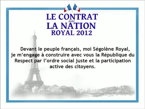 Contrat avec la nation de Ségolène Royal