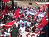 TG 25.06.10 Sciopero Cgil, tutti in piazza anche a Bari