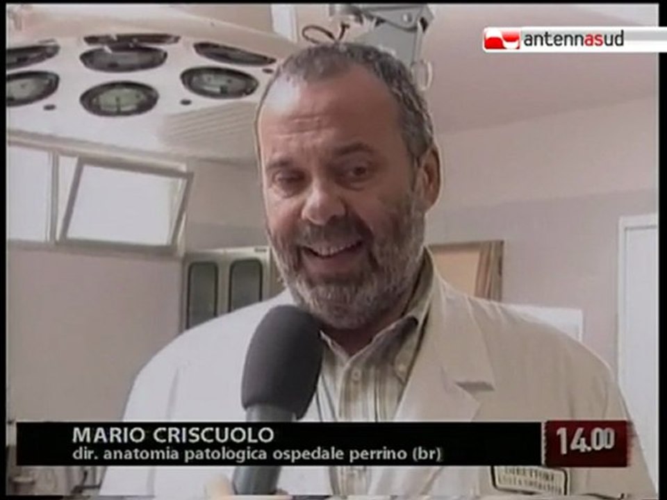 TG 29.06.10 Brindisi, l'ospedale Perrino barriera anti "Mucca Pazza"