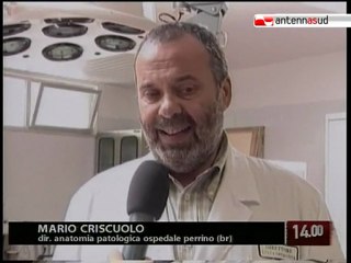 TG 29.06.10 Brindisi, l'ospedale Perrino barriera anti "Mucca Pazza"