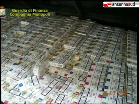 TG 23.10.10 Operazione Gdf, arrestati in quattro per contrabbando di sigarette
